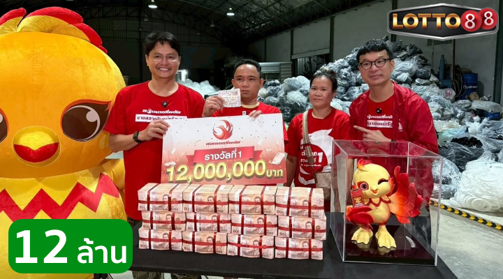 หนุ่มลาว ถูกรางวัลที่ 1