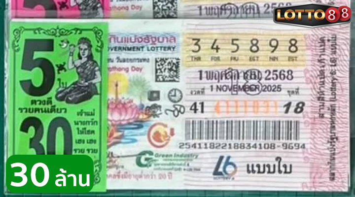 พ่อเลี้ยงเมืองแพร่ ถูกรางวัลที่ 1